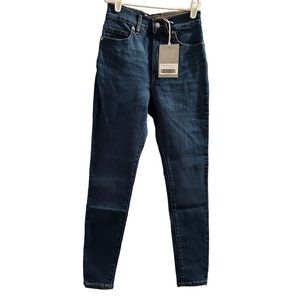 Everlane women dark denim size 23 ankle; High Rise Skinny